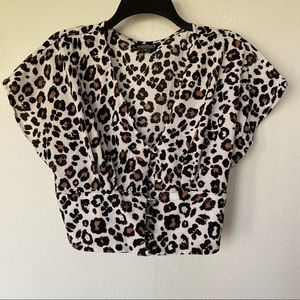 Animal print top